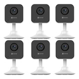 06 Câmeras Segurança Wifi 2mp Visão Noturna Ezviz H1c Alexa