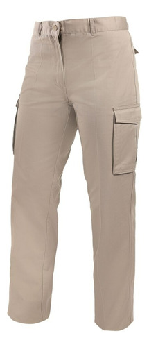 Pantalon Cargo Gabardina Mujer