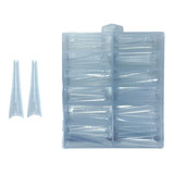 Tips Dual System Polygel Coffin Extension Transparente X120