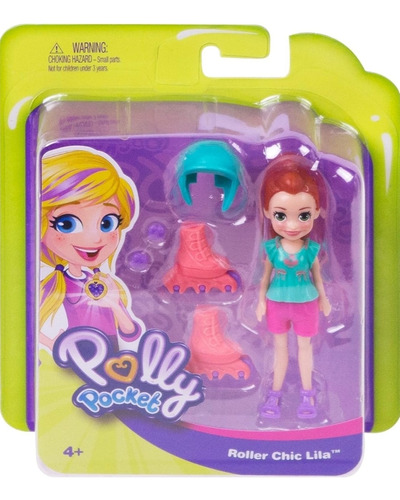 Polly Pocket  Roller Chic Lila Doll - Mattel