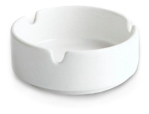 Set X5 Ceniceros De Porcelana Blanco 9cm Ideal Bar Hotel