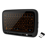 Teclado Sem Fio H18+ 2.4ghz Full Touchpad Luz De Fundo