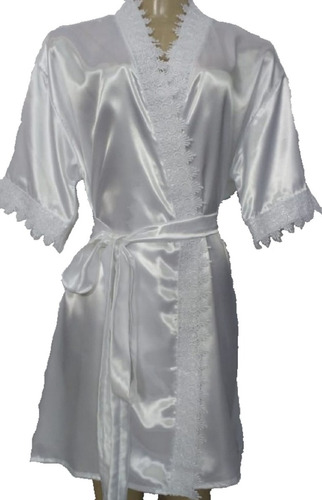 Robe De Cetim Personalizado Para Noiva Casamento Madrinhas
