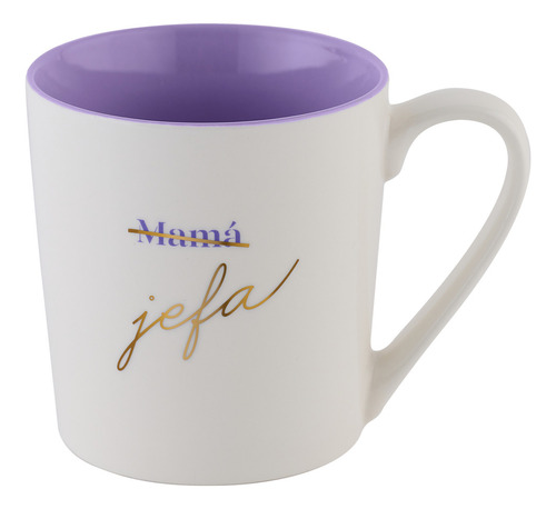 Taza Para Café Grande, Mamá Y Mujer Navidad Luckyly Color Blanco Frase Mamá/jefa