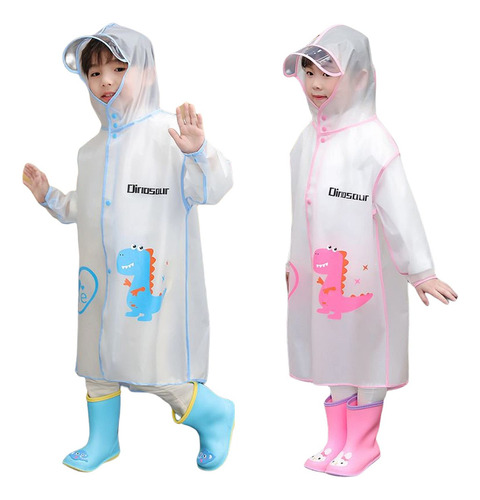 Poncho Niño Capa Impermeable Portátil Lluvia Viento Animados