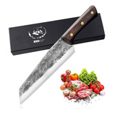 Kiritsuke Cuchillo De Chef Forjado Japonés Nakiri Cuchill