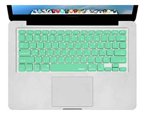 Funda Teclado Silicona Verde Menta Para Macbook Air 13, Pro