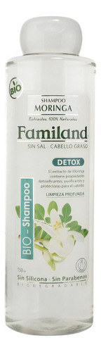  Bio Shampoo Familand Detox Sin Sal Para Cabello Graso 750 Ml