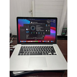 Macbook Pro 15  I7, 16 Gb De Ram, Ssd De 256 Gb