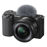 Câmera Sony Zv-e10 16-50mm F.35-5.6 Preta Original