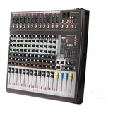 Mezclador Audio Gc Ak120 Profesional 12 Canales Usb Eq Mixer