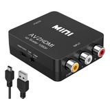 Amtake Convertidor Rca A Hdmi, 1080p Rca Compuesto Cvbs Av A