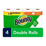 Servilletas Bounty Toalla De Papel Multiuso, 4 Rollos Dobles