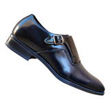 Zapato Formal De Vestir Hombre Con Hebilla Elegantes 