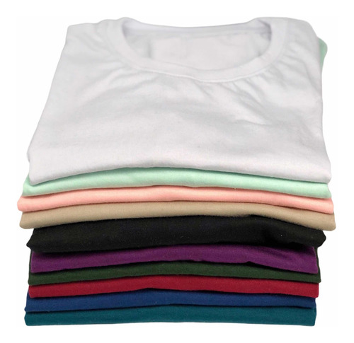 Playeras Lisa Basic 3 Pz Ajuste Confort Suave/fresca Mayoreo