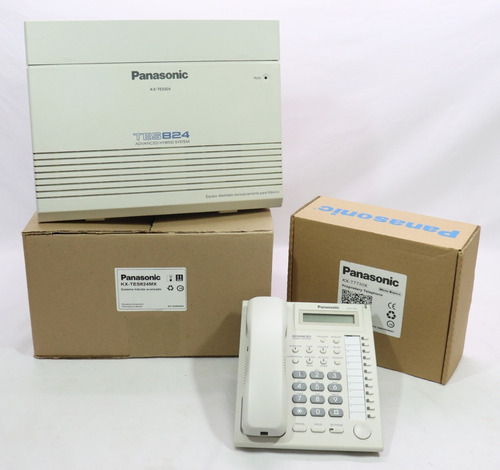 Central Panasonic Kx-tes824 Basico Y Tel Kx-t7730 (en Caja)