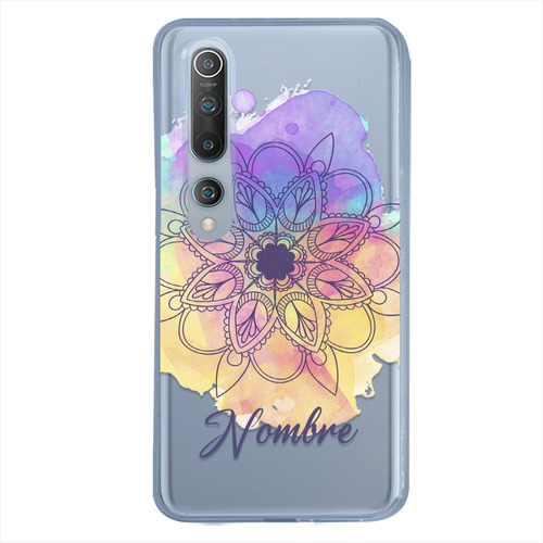 Funda Xiaomi Antigolpes Mandalas Personalizada Con Nombre