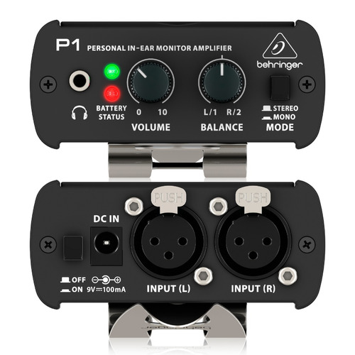 Amplificador Auricular Behringer Powerplay P1 Monitor In Ear