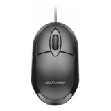 Mouse Multilaser  Com Fio Classic Box Mo300 Negro