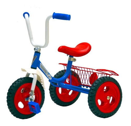 Triciclos Infantiles Ruedas Macizas (opcional Barral Empuje)