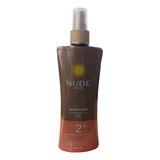 Nude Bronze Bronceador Tanning Oil Aceite 2spf 240ml