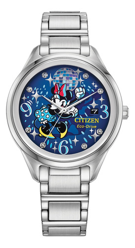 Citizen Reloj Minnie Mouse Eco-drive Para Mujer Bailando