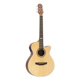 Violão Aço Elétrico Strinberg Sa200 Mini Jumbo Natural Fosco