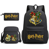 Juego De Mochila De Estudiante De Harry Potter, 3 Piezas