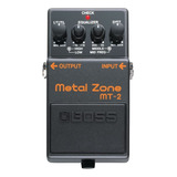 Boss Mt-2 Metal Zone Distortion Pedal De Guitarra