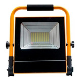 Reflector Led Portatil Solar 50w Exterior E Interior Rfs50