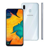 Usado: Samsung A30 64gb Branco Regular - Cellularstore
