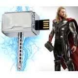 Martillo Thor - Mjölnir Usb - Avengers Superheroes - Thanos