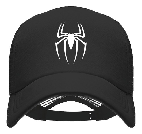 Gorra Trucker Spiderman Black Marvel