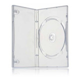 Estuche Dvd 14mm Transparente Sencillo 100 Pzs