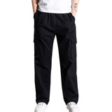 Pantalones Casuales Sueltos De Talla Grande Para Hombres Pan