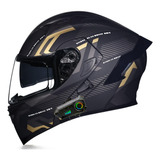 Casco Modular Bluetooth Motocicleta Abatible De Cara