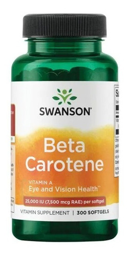 Swanson Betacaroteno (vitamina A) 25,00 Ui 300sgel Sfn