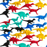 100 Dinossauros De Brinquedo Miniatura Jurassic Plástico Kit