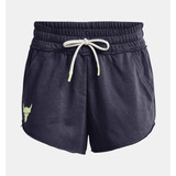 Shorts Women's Project Rock Rival Terry Mujer Under Armour