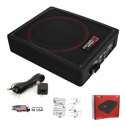 Subwoofer Plano Amplificado Cewin Vega Pulgadas Vpas12 600w 