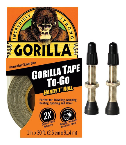 Fita De Aro Tubeless Gorilla To-go 9.15m + Par Válvula 35mm