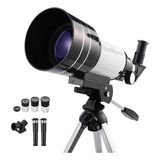 Telescópio Astronômico Equifoto F30070m Refrator 150x