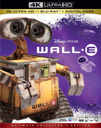 4k Ultra Hd + Blu-ray Wall-e / Walle / De Disney Pixar