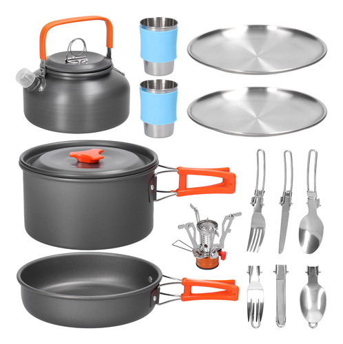 Set De Utensilios De Cocina Para Acampar, Viajar, Cocinar, T