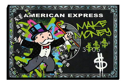 Cuadro Decorativo Monopoly American Express