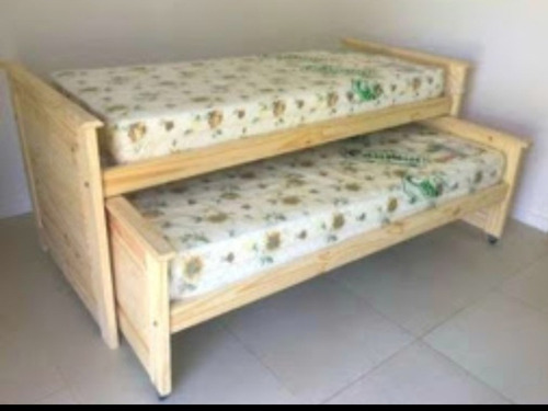 Cama Nido De Plaza Y Media Para Colchon De 1.90x90