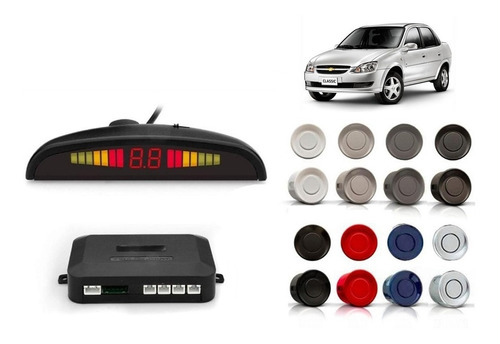 Sensor De Estacionamiento P/ Chevrolet Corsa Con Display 