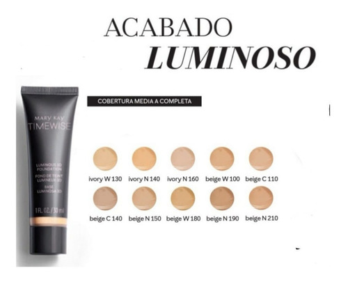 Maquillaje Time Wise Y Base Para Maquillaje Fps 15 Mary Kay 