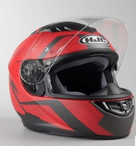 Casco Integral Hjc Cs 15 Faren Negro Rojo Mate