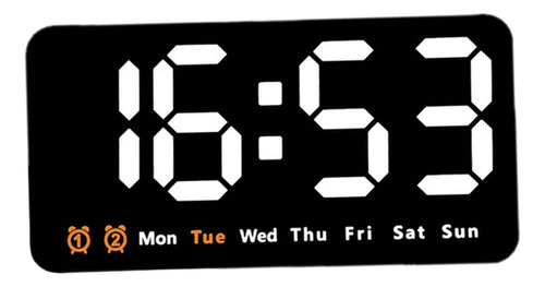 Reloj De Mesa  Despertador  Digital Homegoods Q-3061  -  Branco 